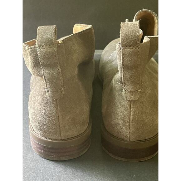 Franco Sarto Womens Size 9 Isolde Suede Leather Ankle Chukka Boots Tan Slip On - Picture 6 of 8